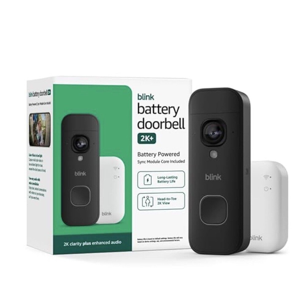 Blink Video Doorbell 2nd Gen w/ Two Year Battery Life & Sync Module Core  - NEW